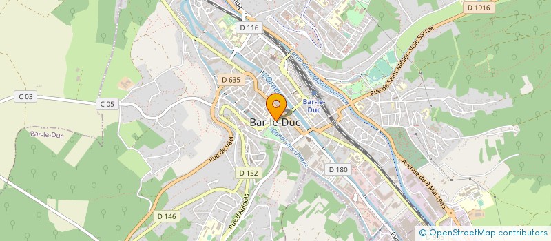 localisation de l'entreprise COMMUNAUTE D AGGLOMERATION DE BAR LE DUC SUD MEUSE à BAR-LE-DUC