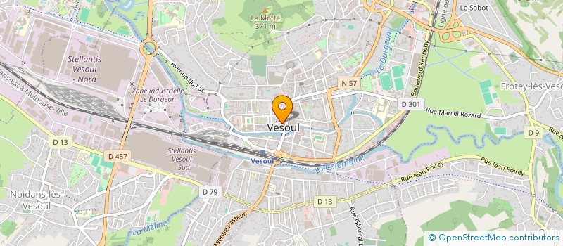 localisation de l'entreprise COMMUNAUTE D AGGLOMERATION DE VESOUL  VESOUL