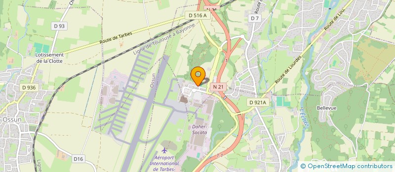 localisation de l'entreprise COMMUNAUTE D'AGGLOMERATION TARBES-LOURDES-PYRENEES à JUILLAN