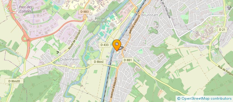 localisation de l'entreprise COMMUNAUTE D'AIDE AUX PERSONNES DE BRUNSTATT-DIDENHEIM à BRUNSTATT-DIDENHEIM
