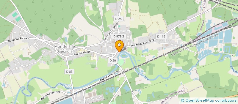 localisation de l'entreprise COMMUNAUTE DE BON SECOURS à MONTFORT-LE-GESNOIS