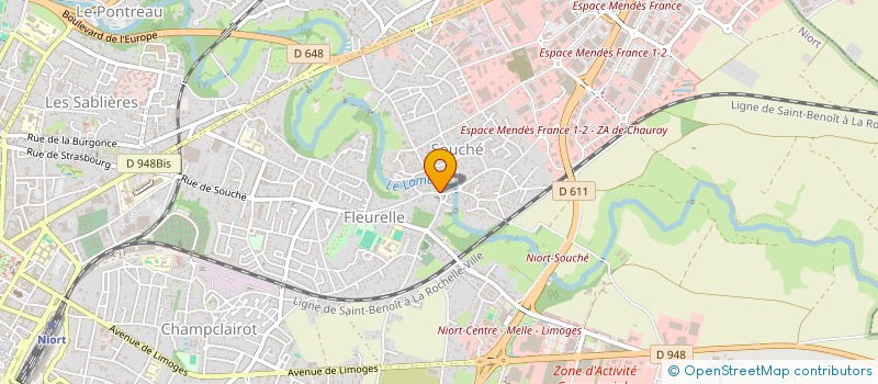 localisation de l'entreprise COMMUNAUTE DE COM DE NIORT à NIORT
