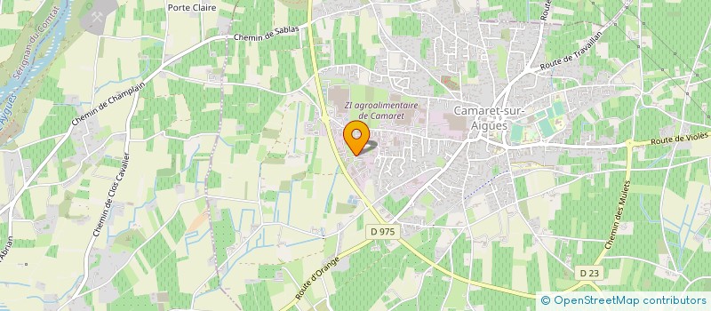 localisation de l'entreprise COMMUNAUTE DE COMMUNES AYGUES OUVEZE EN PROVENCE à CAMARET-SUR-AIGUES