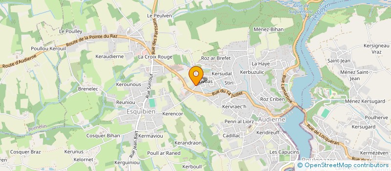 localisation de l'entreprise COMMUNAUTE DE COMMUNES CAP SIZUN-POINTE DU RAZ à AUDIERNE