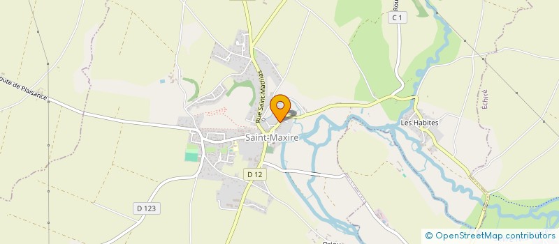 localisation de l'entreprise COMMUNAUTE DE COMMUNES CHAURAY ECHIRE à ECHIRE