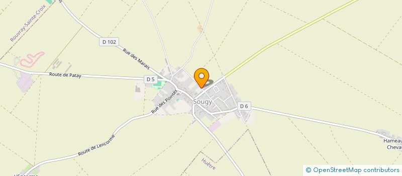 localisation de l'entreprise COMMUNAUTE DE COMMUNES DE LA BEAUCE LOIRETAINE à SOUGY