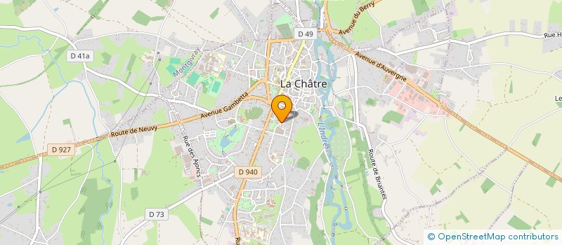 localisation de l'entreprise COMMUNAUTE DE COMMUNES DE LA CHATRE ET SAINTE SEVERE à LA CHATRE