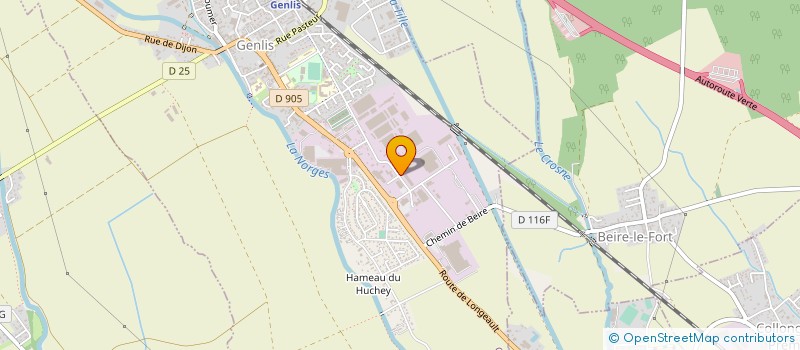 localisation de l'entreprise COMMUNAUTE DE COMMUNES DE LA PLAINE DIJONNAISE à GENLIS