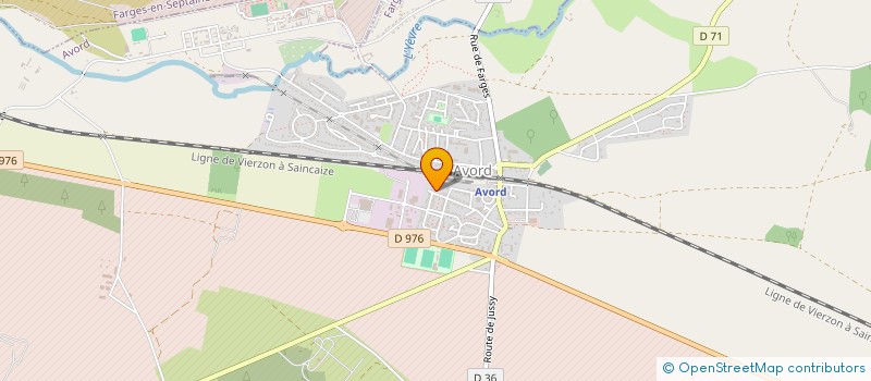 localisation de l'entreprise COMMUNAUTE DE COMMUNES DE LA SEPTAINE  AVORD