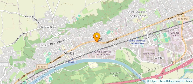 localisation de l'entreprise COMMUNAUTE DE COMMUNES DE MIRIBEL ET DU PLATEAU à MIRIBEL