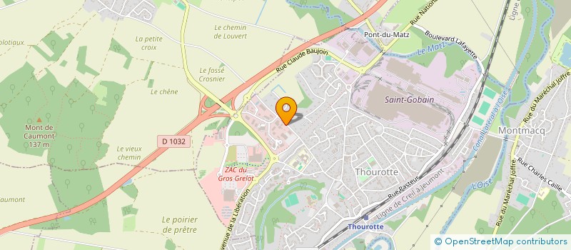 localisation de l'entreprise COMMUNAUTE DE COMMUNES DES DEUX VALLEES à THOUROTTE