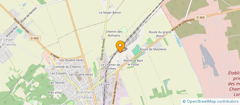localisation de l'entreprise COMMUNAUTE DE COMMUNES DES LACS DE CHAMPAGNE à BRIENNE-LE-CHATEAU