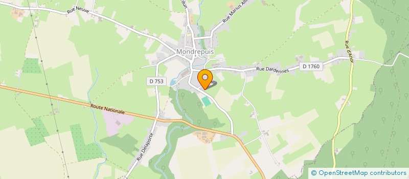 localisation de l'entreprise COMMUNAUTE DE COMMUNES DES TROIS RIVIERES  BUIRE