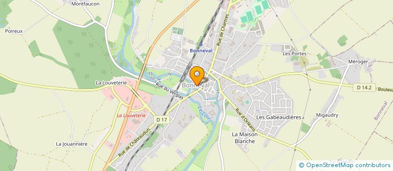 localisation de l'entreprise COMMUNAUTE DE COMMUNES DU BONNEVALAIS  BONNEVAL