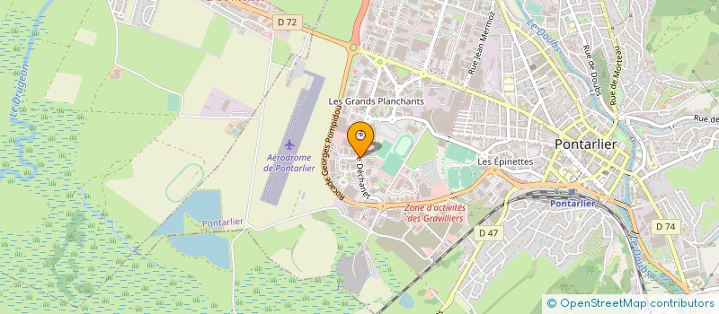 localisation de l'entreprise COMMUNAUTE DE COMMUNES DU GRAND PONTARLIER à PONTARLIER