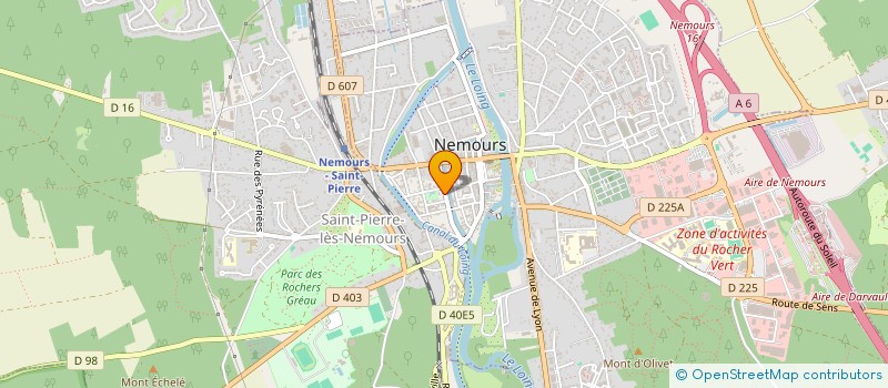 localisation de l'entreprise COMMUNAUTE DE COMMUNES DU PAYS DE NEMOURS à NEMOURS