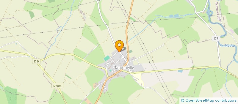 localisation de l'entreprise COMMUNAUTE DE COMMUNES DU PAYS DU SAINTOIS à TANTONVILLE