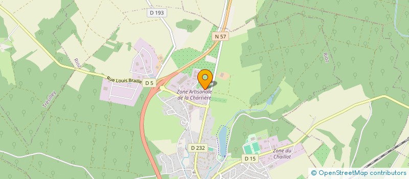 localisation de l'entreprise COMMUNAUTE DE COMMUNES DU PAYS RIOLAIS  RIOZ