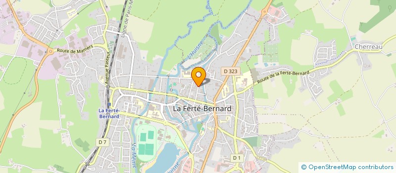 localisation de l'entreprise COMMUNAUTE DE COMMUNES DU PERCHE EMERAUDE  LA FERTE-BERNARD