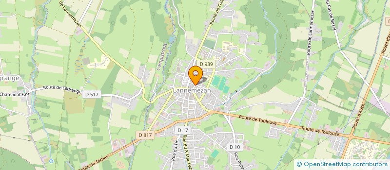 localisation de l'entreprise COMMUNAUTE DE COMMUNES DU PLATEAU DE LANNEMEZAN à LANNEMEZAN