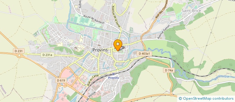 localisation de l'entreprise COMMUNAUTE DE COMMUNES DU PROVINOIS à PROVINS