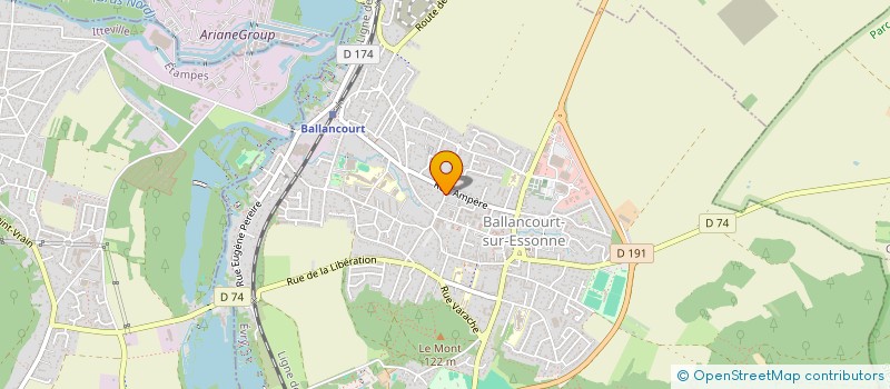 localisation de l'entreprise COMMUNAUTE DE COMMUNES DU VAL D ESSONNE à BALLANCOURT-SUR-ESSONNE