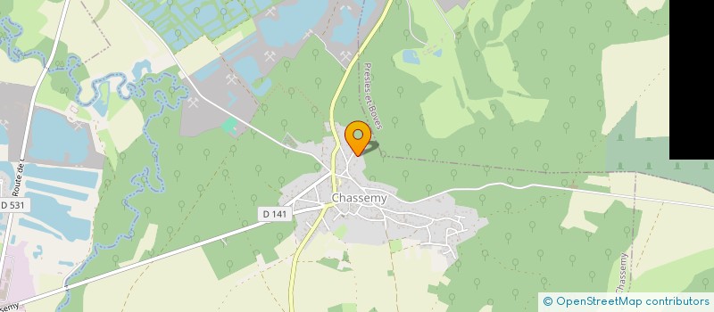 localisation de l'entreprise COMMUNAUTE DE COMMUNES DU VAL DE L'AISNE  PRESLES-ET-BOVES