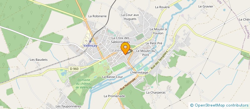 localisation de l'entreprise COMMUNAUTE DE COMMUNES ECUEILLE-VALENCAY à VALENCAY