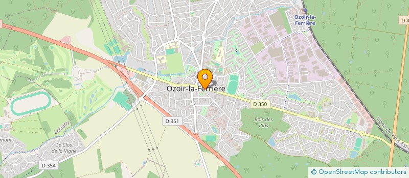 localisation de l'entreprise COMMUNAUTE DE COMMUNES LES PORTES BRIARDES ENTRE VILLES ET FORETS à OZOIR-LA-FERRIERE