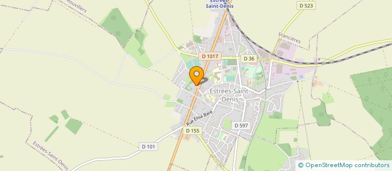 localisation de l'entreprise COMMUNAUTE DE COMMUNES PLAINE D'ESTREES  ESTREES-SAINT-DENIS