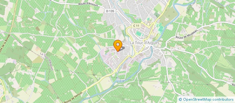 localisation de l'entreprise COMMUNAUTE DE COMMUNES SUD LUBERON  LA TOUR-D'AIGUES