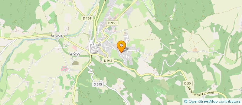 localisation de l'entreprise COMMUNAUTE DE COMMUNES VENTOUX SUD à SAULT