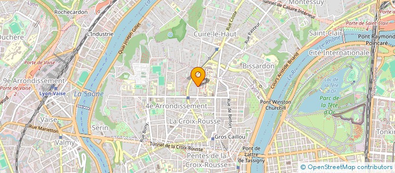 localisation de l'entreprise COMMUNAUTE DE LA CROIX ROUSSE à LYON