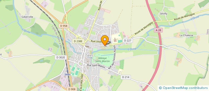 localisation de l'entreprise COMMUNAUTE DE LA MISERICORDE à SEES