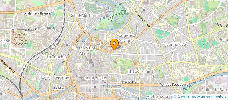 localisation de l'entreprise COMMUNAUTE DE LA MISERICORDE  RENNES