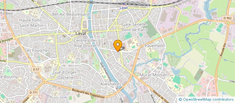 localisation de l'entreprise COMMUNAUTE DE LA PROVIDENCE à LAVAL