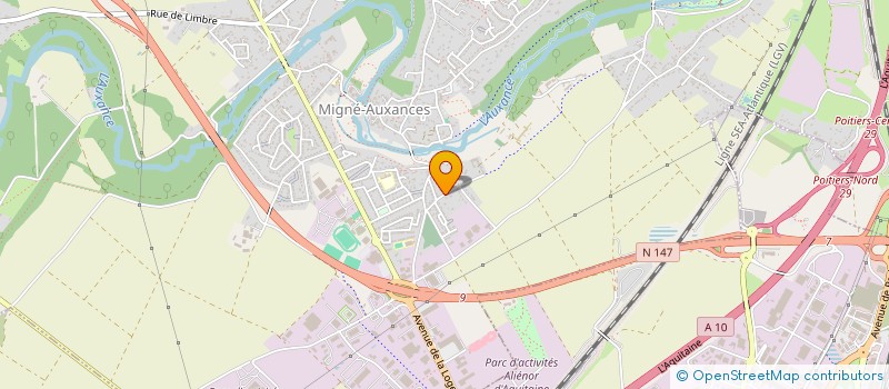 localisation de l'entreprise COMMUNAUTE DE SALVERT  MIGNE-AUXANCES