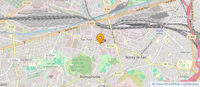 localisation de l'entreprise COMMUNAUTE DE VIE AE BWANDO LE RETOUR CONSENTI ( COVIBREC )  ROMAINVILLE