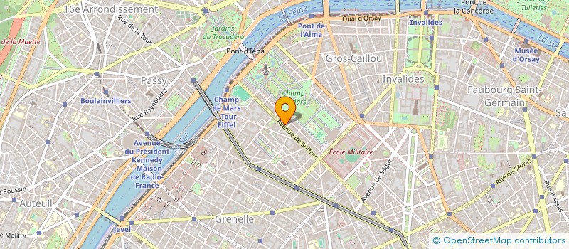 localisation de l'entreprise COMMUNAUTE DEFENSE  PARIS