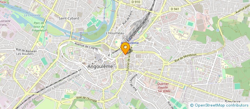 localisation de l'entreprise COMMUNAUTE DELAIR à ANGOULEME