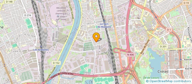 localisation de l'entreprise COMMUNAUTE DES ASSEMBLEES CHRETIENNES (CAC)  ALFORTVILLE