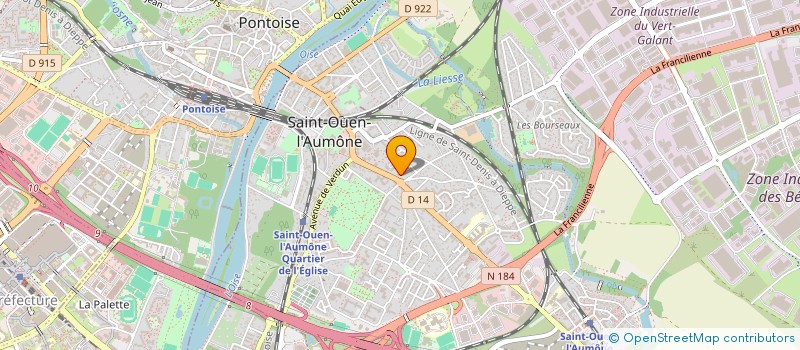 localisation de l'entreprise COMMUNAUTE DES ASSEMBLEES CHRETIENNES DE VOICI L'HOMME  SAINT-OUEN-L'AUMONE