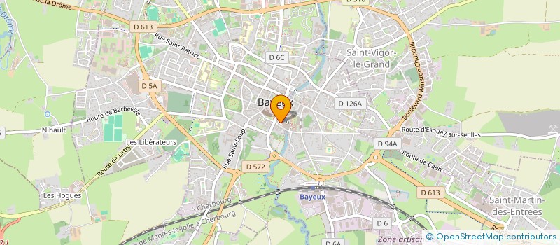 localisation de l'entreprise COMMUNAUTE DES AUGUSTINES à BAYEUX
