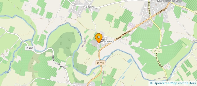 localisation de l'entreprise COMMUNAUTE DES BENEDICTINES DE MARTIGNE- BRIAND  TERRANJOU