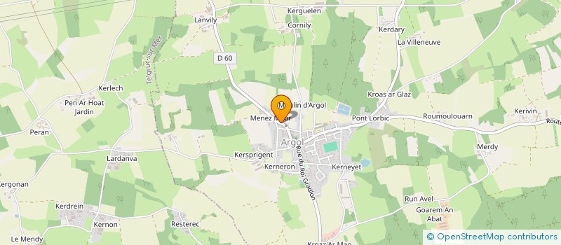 localisation de l'entreprise COMMUNAUTE DES BENEDICTINS  LANDEVENNEC