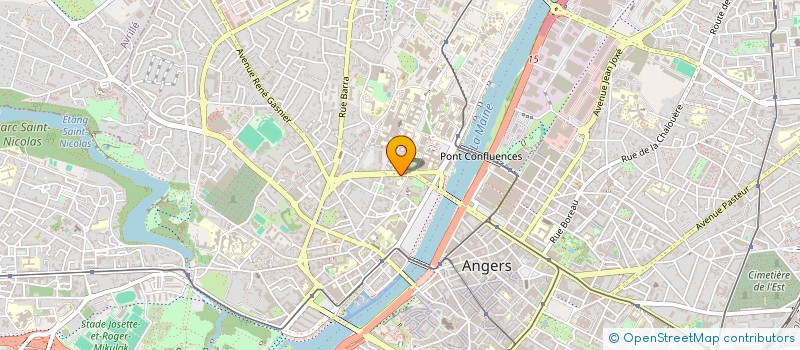 localisation de l'entreprise COMMUNAUTE DES BUISSONNETS à ANGERS