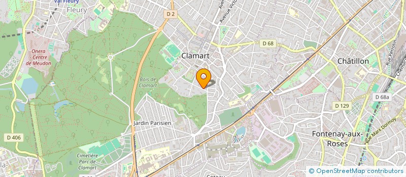 localisation de l'entreprise COMMUNAUTE DES CARMELITES à CLAMART