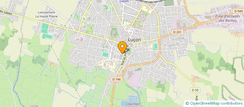 localisation de l'entreprise COMMUNAUTE DES CARMELITES DE LUCON à LUCON