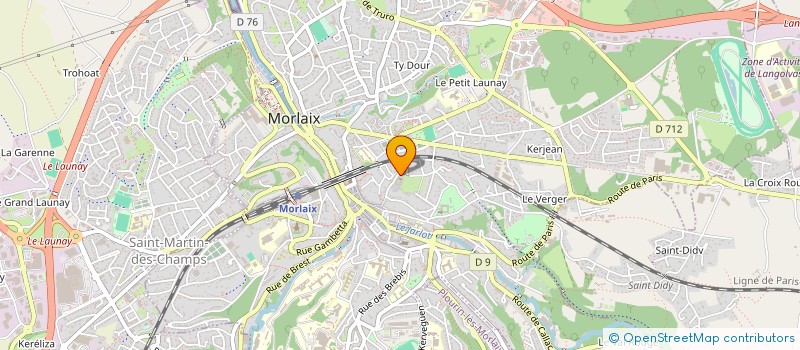 localisation de l'entreprise COMMUNAUTE DES CARMELITES DE MORLAIX à MORLAIX