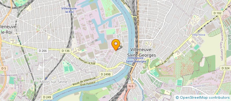 localisation de l'entreprise COMMUNAUTE DES EGLISES ALLIANCE NOUVELLE ET CHRETIENNE INTERNATIONALE DE FRANCE  VILLENEUVE-LE-ROI